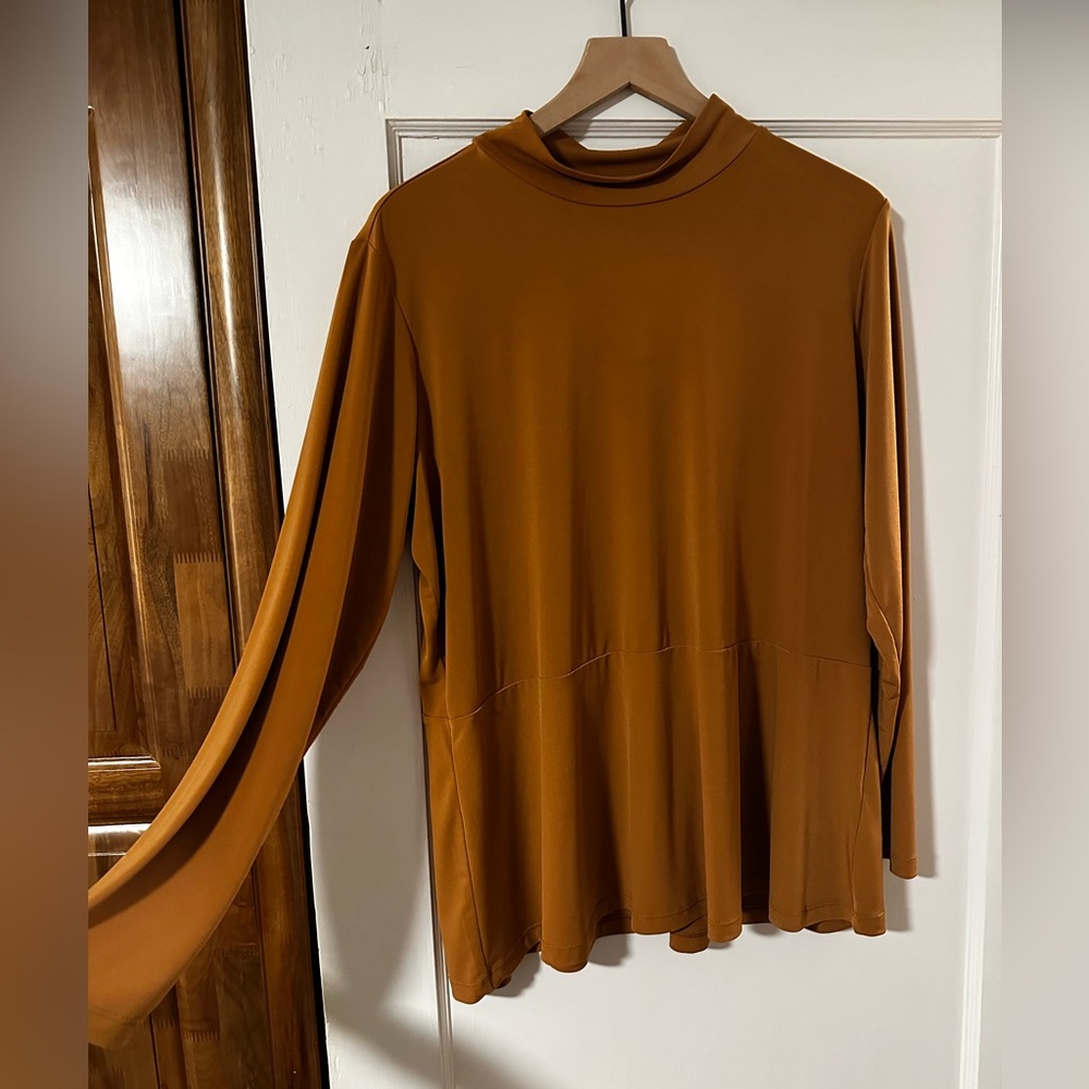 Susan Graver Babydoll Long-sleeve Top